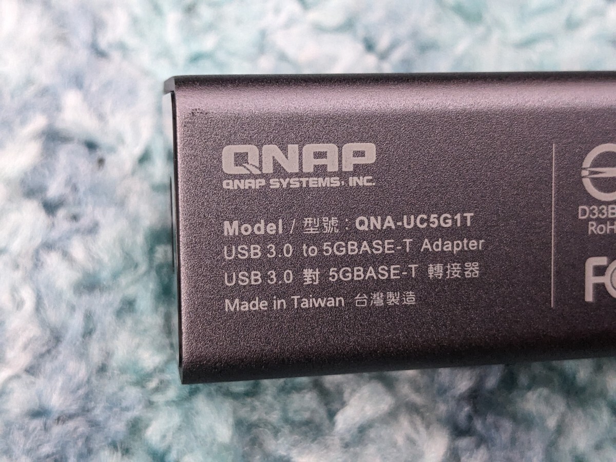 0604u1009 QNAP(キューナップ)QNA-UC5G1T Windows/Mac PC/QNAP USB3.0 NAS 5GbE ネットワーク NBASE-T RJ-45 アダプターの画像4