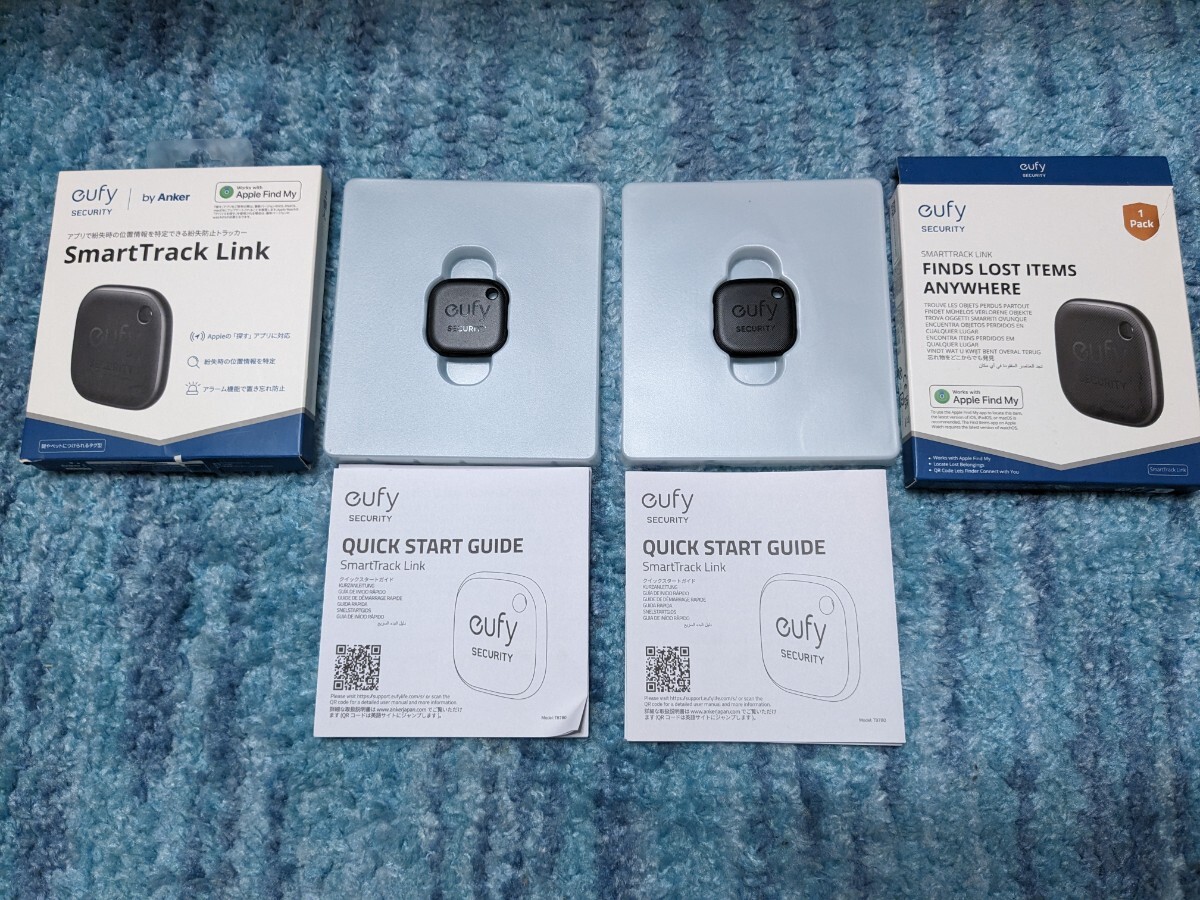 0604u1343 Anker Eufy (ユーフィ) Security SmartTrack Link 紛失防止トラッカー 2個セットの画像1