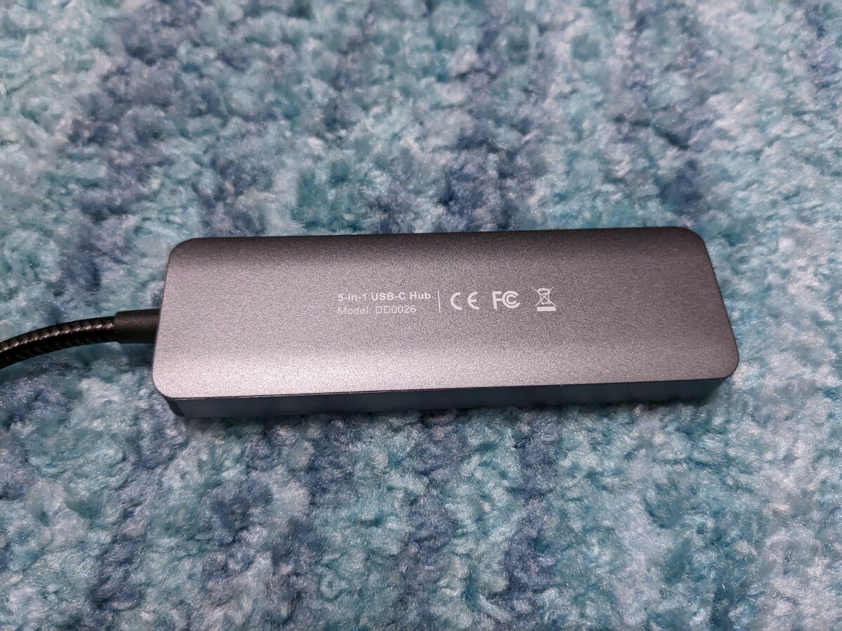 0604u2038　USB C ハブ 4K@60Hz HDMI出力 Dockteck 5-IN-1 USB Type C ハブ ドッキングステーション PD100W急速充電 ポート_画像6