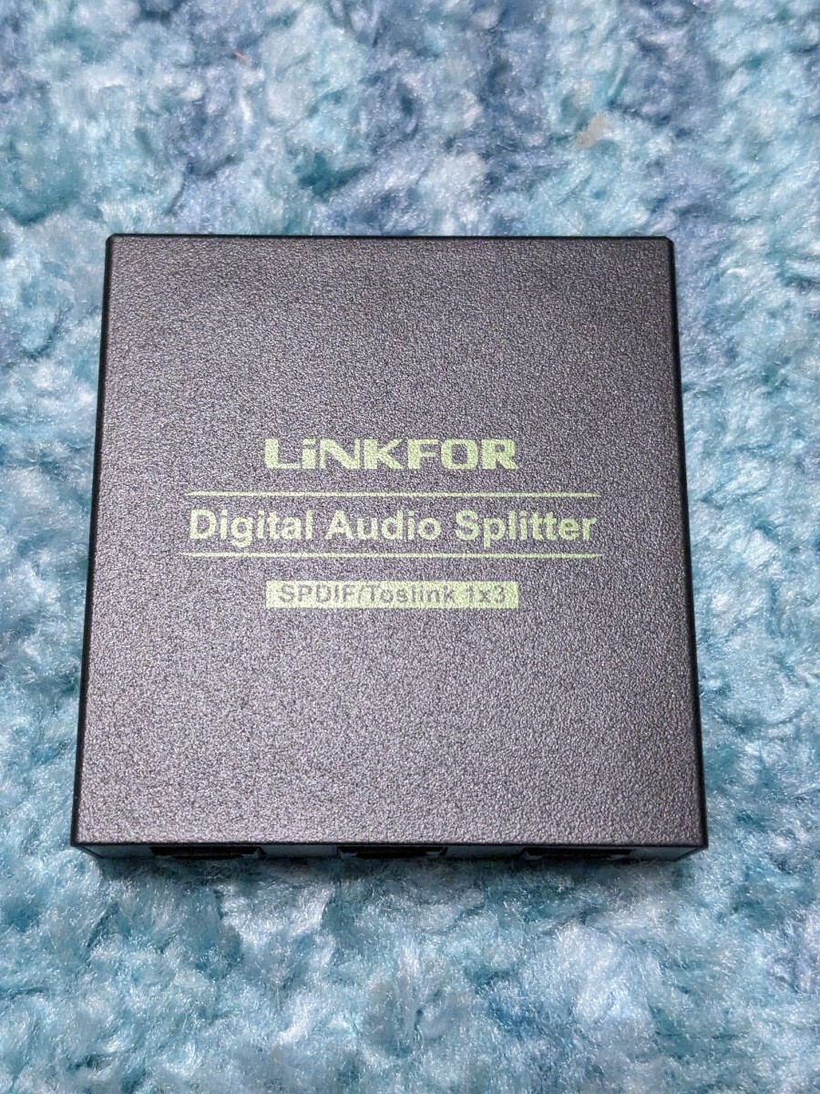 0604u1748 LiNKFOR SPDIF/TosLink 光デジタル 分配器 1入力3出力 LPCM2.0 DTS Dolby-AC3に対応 USBケーブルと光ケーブル付属の画像3