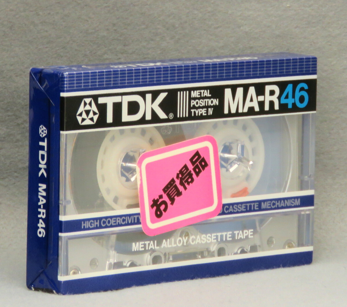 カセットテープ TDK MA-R C46 未開封品 メタルテープの画像1