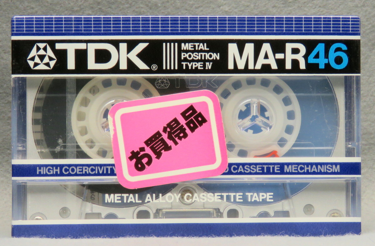 カセットテープ TDK MA-R C46 未開封品 メタルテープの画像2