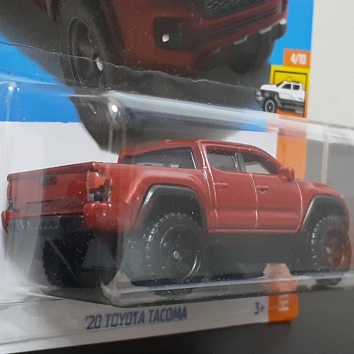 HOT WHeeLs 2020 TOYOTA TACOMA 赤 トヨタ タコマ ミニカー ピックアップ アメ車 トラック サンルーフ ホットウィールの画像4