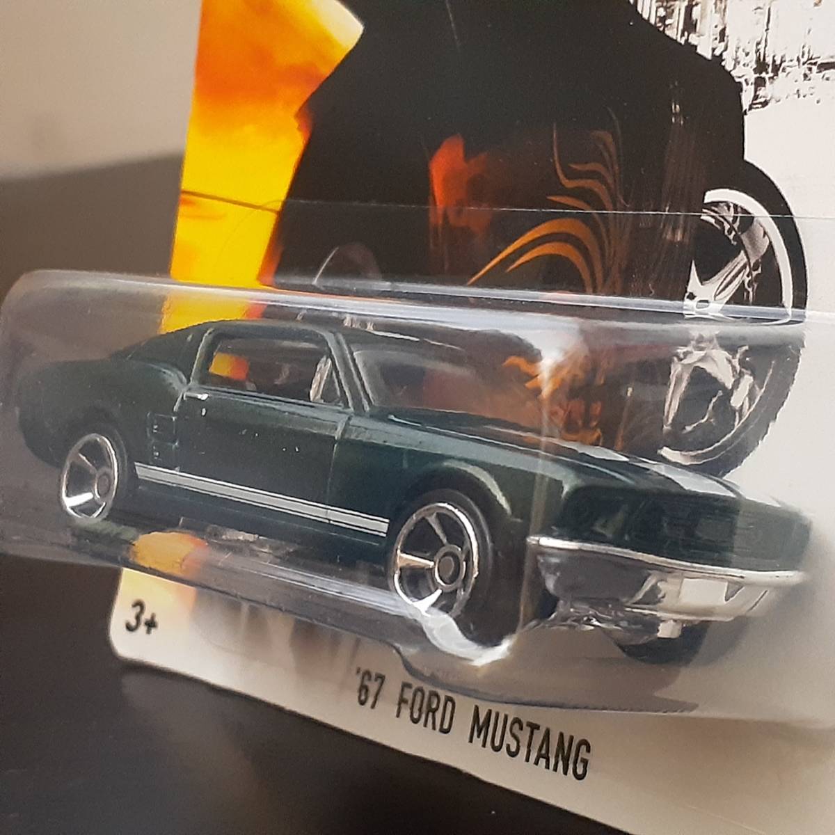 ホットウィール 67 FORD MUSTANG ワイルドスピード カラー ムスタング ミニカー TOKYO DRIFT FAST＆FURIOUS × HOT WHeeLs コラボの画像3