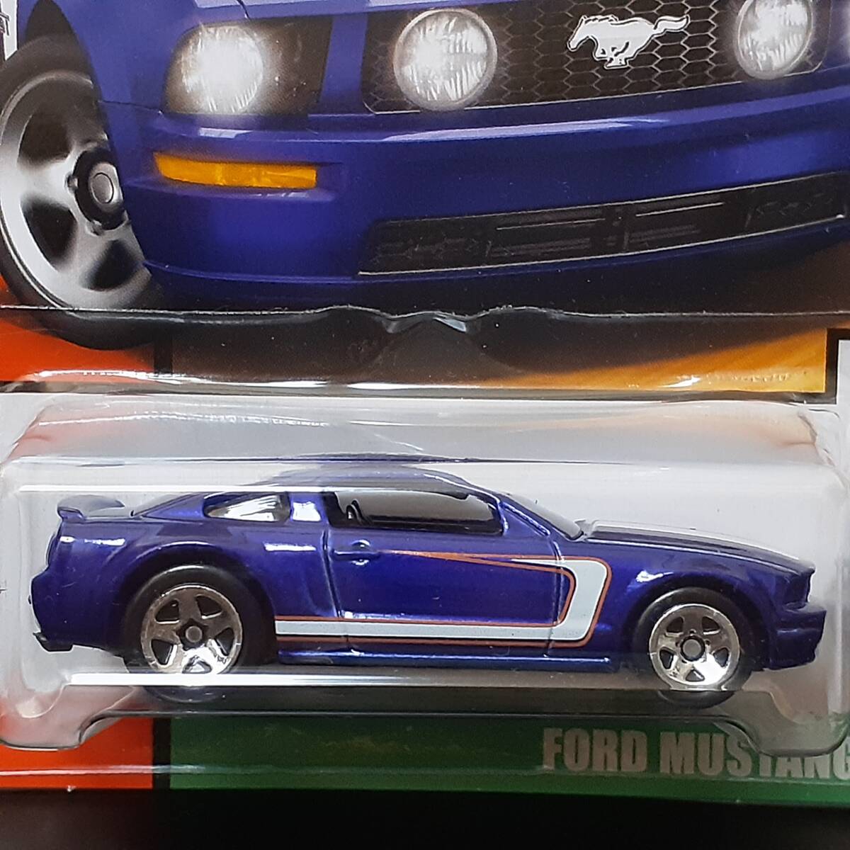 HOT WHeeLs FORD MUSTANG GT 50th TARGET EXCLUSIVE イオン 限定 THROWBACK 青 フォード マスタング ミニカー マッスルカー ホットウィール_画像2