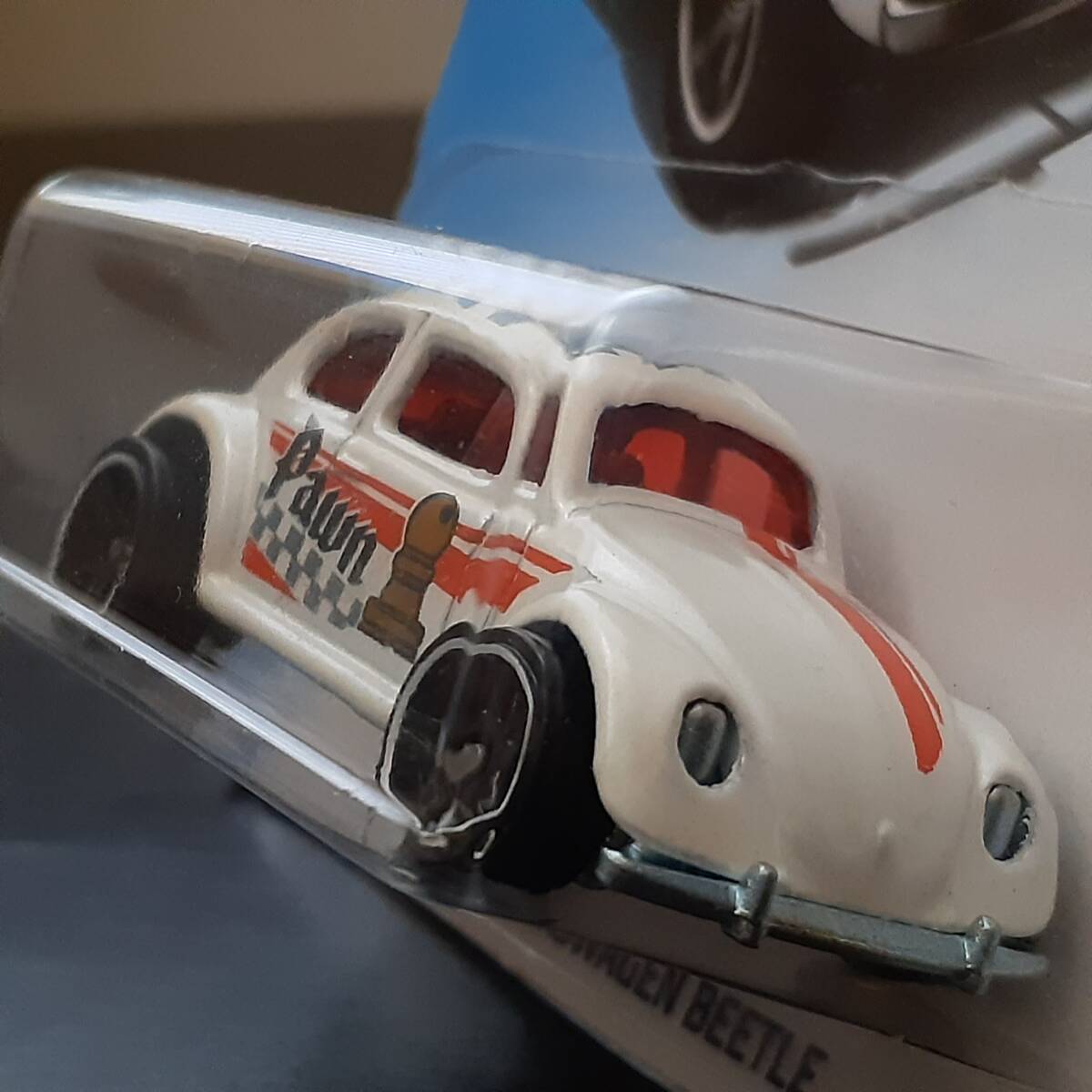 HOT WHeeLs VOLKSWAGEN BEETLE Type 1 白 フォルクスワーゲン ビートル ミニカー POP ART WORK GRAPHIC アートグラフィック ホットウィール_画像6