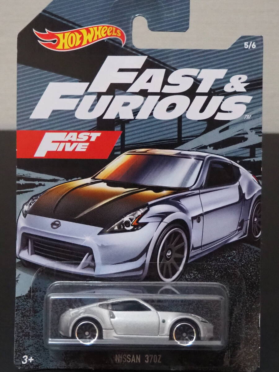 ホットウィール NISSAN 370 Z Fast Five MEGA MAX 5/6 ワイルドスピード ニッサン ゼット ミニカー ジゼル 仕様 FAST＆FURIOUS HOTWHeeLs の画像1