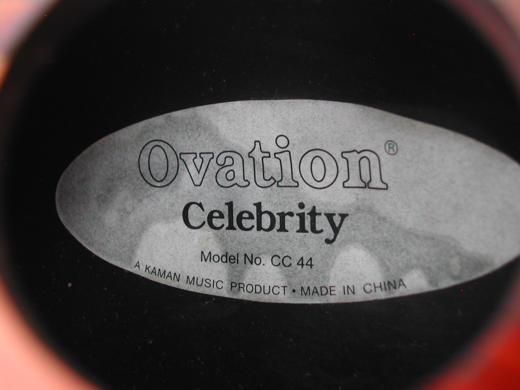 ☆∮◆Ovation Celebrity CC44 Middeep Body 美品 オベーション◆∮☆の画像2