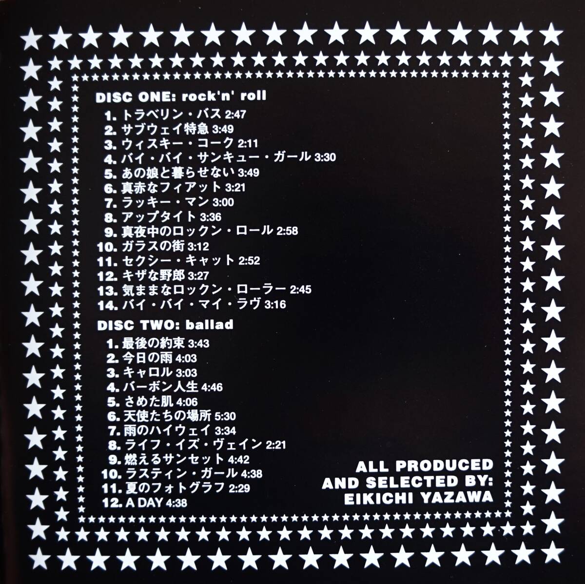 【2枚組CD】矢沢永吉 / THE GREAT OF ALL VOL.2 →キャロル・トラベリン バス・サブウェイ特急・ウィスキー コーク・雨のハイウェイ_画像4