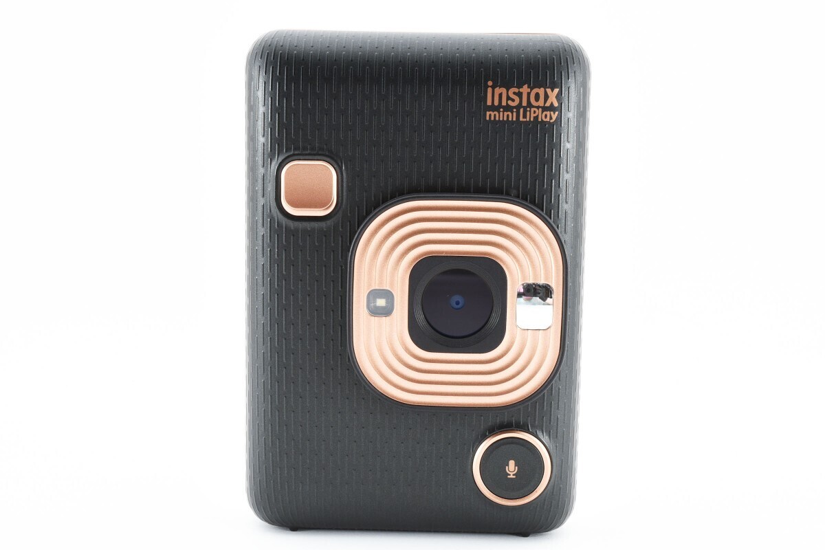  origin box attaching FUJIFILM Cheki Instax mini LiPlay elegant black hybrid instant camera Junk 