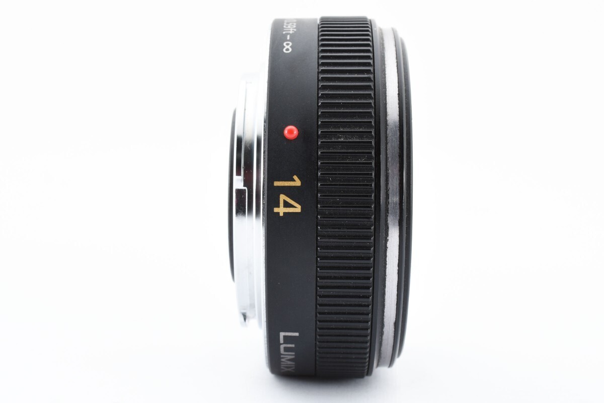 【Panasonic】LUMIX G 14mm/F2.5 ASPH. H-H014 単焦点 パンケーキ ブラック ルミックス の画像8