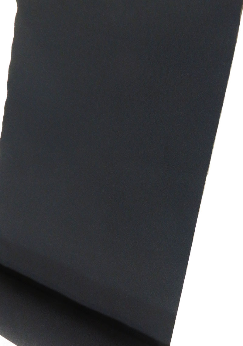  black plain put on shaku 12m/../ simplified ( cloth ) polyester /... kimono / new goods unused / free shipping 