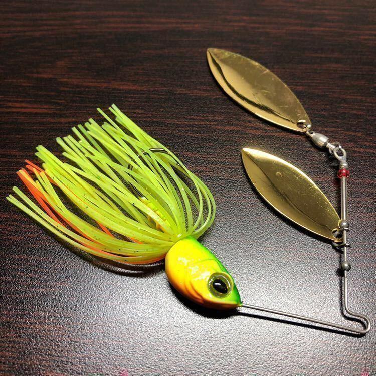 ハイピッチャー 1/2oz DW #S-35 インパクトライムチャート O.S.PオーエスピーOSP ハードルアー スピナーベイト スピナベ 14g HIGH PITCHER_画像2