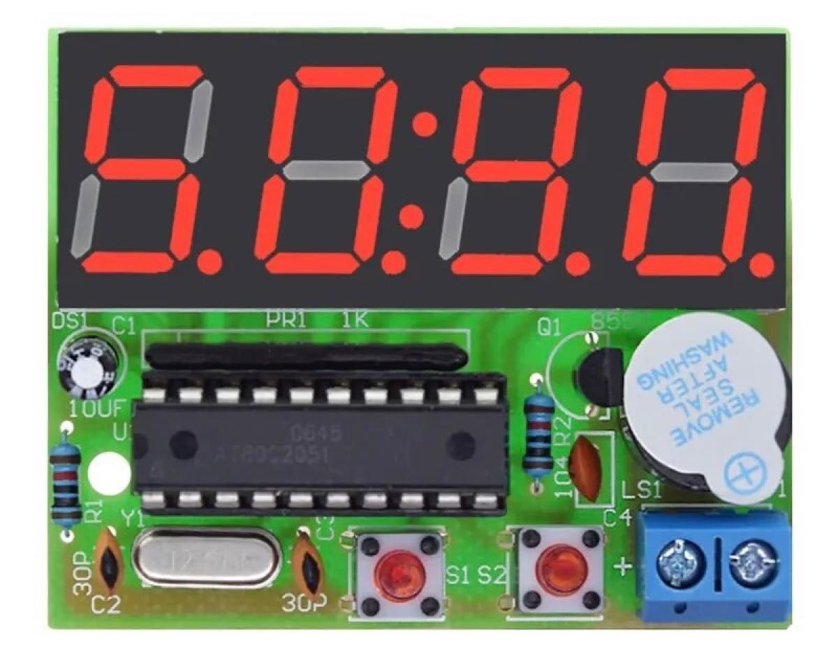 【新品】電子工作 電子 デジタル 時計 セット キット A2