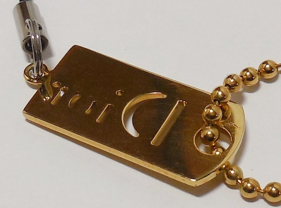 1 jpy start Dior strap for mobile phone Gold Christian Dior gift correspondence un- possible 