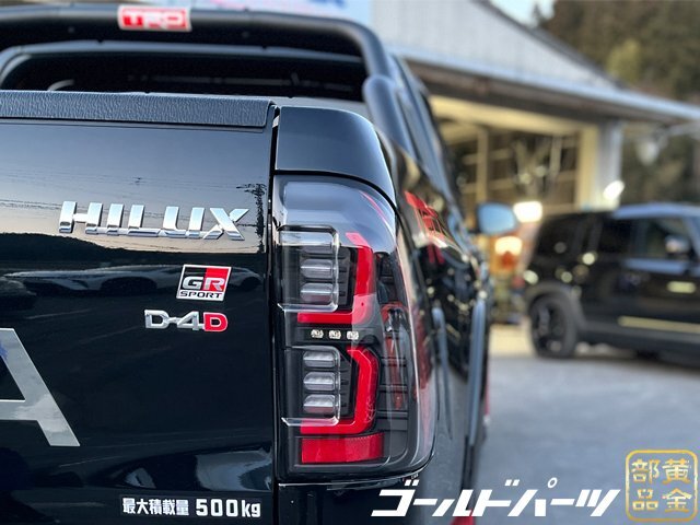 1円～ カプラーON前期・後期 ハイラックス レボ GUN125 ファイバーフルLEDテール HILUX REVO ピックアップ 4x4 純正後期よりもの画像3