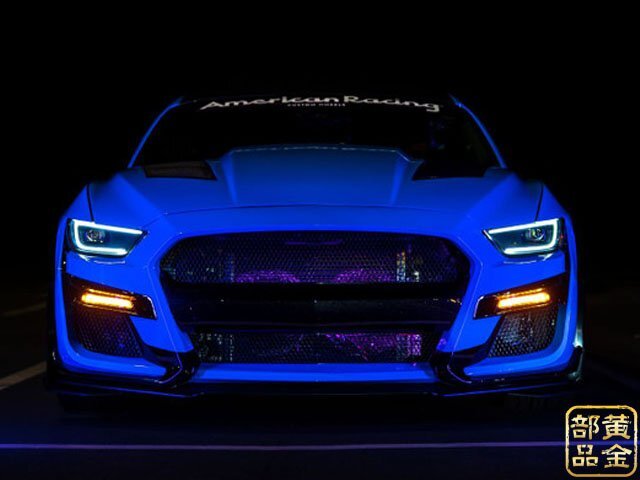 日本光軸モデル【正規品】2015ｙ～　フォード　マスタング　MID-NIGHT　LEDヘッドライト　LEDテールと一緒に　シェルビー　FORD MUSTANG_画像3