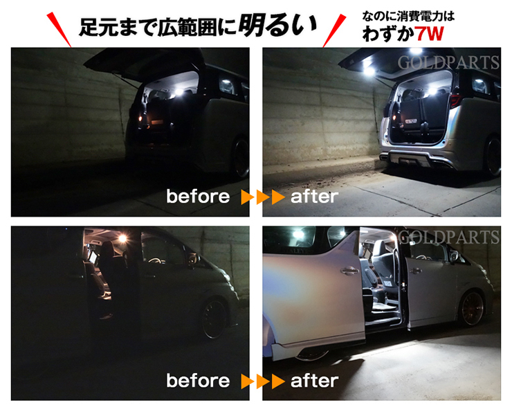 新開発【LEDの粒が見えない独占技術】アルヴェルやキャンピングカーにお勧め　スーパースリムフラットLEDパネルライト　12V/24V対応　　_画像1