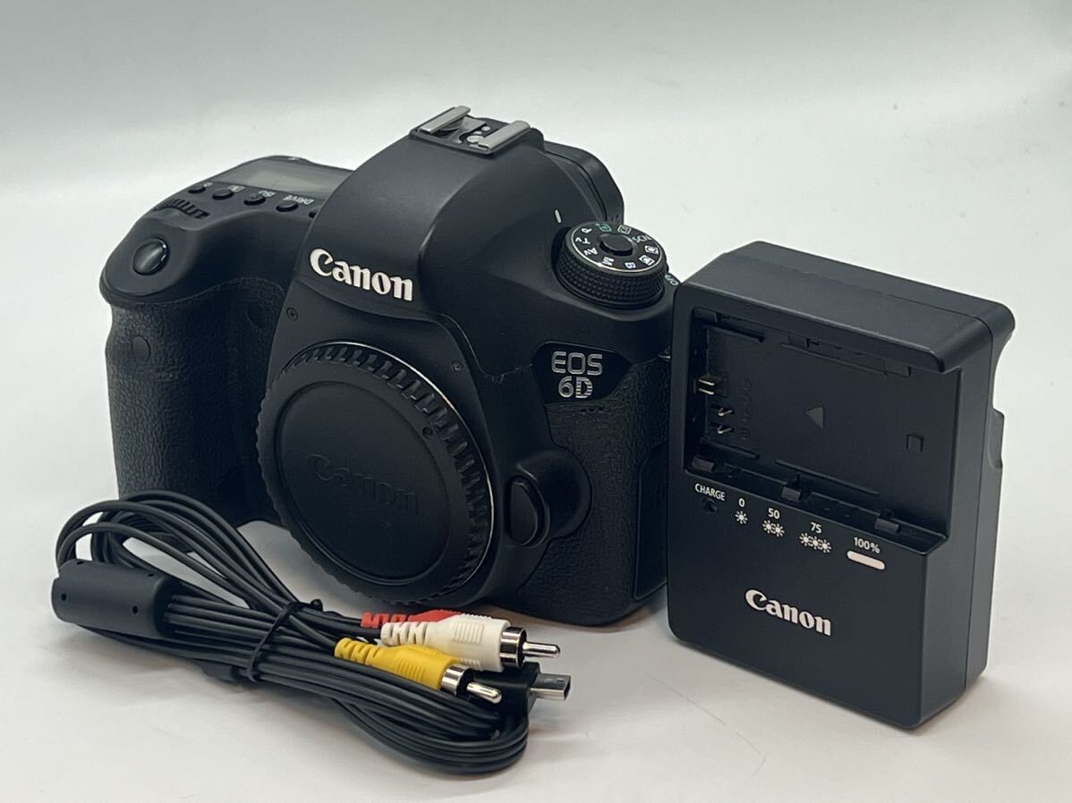 キャノン Canon EOS 6D ボディ 充電器 バッテリー ケーブル付 キャノン Canon EOS 6D ボディ 充電器 バッテリー ケーブル付