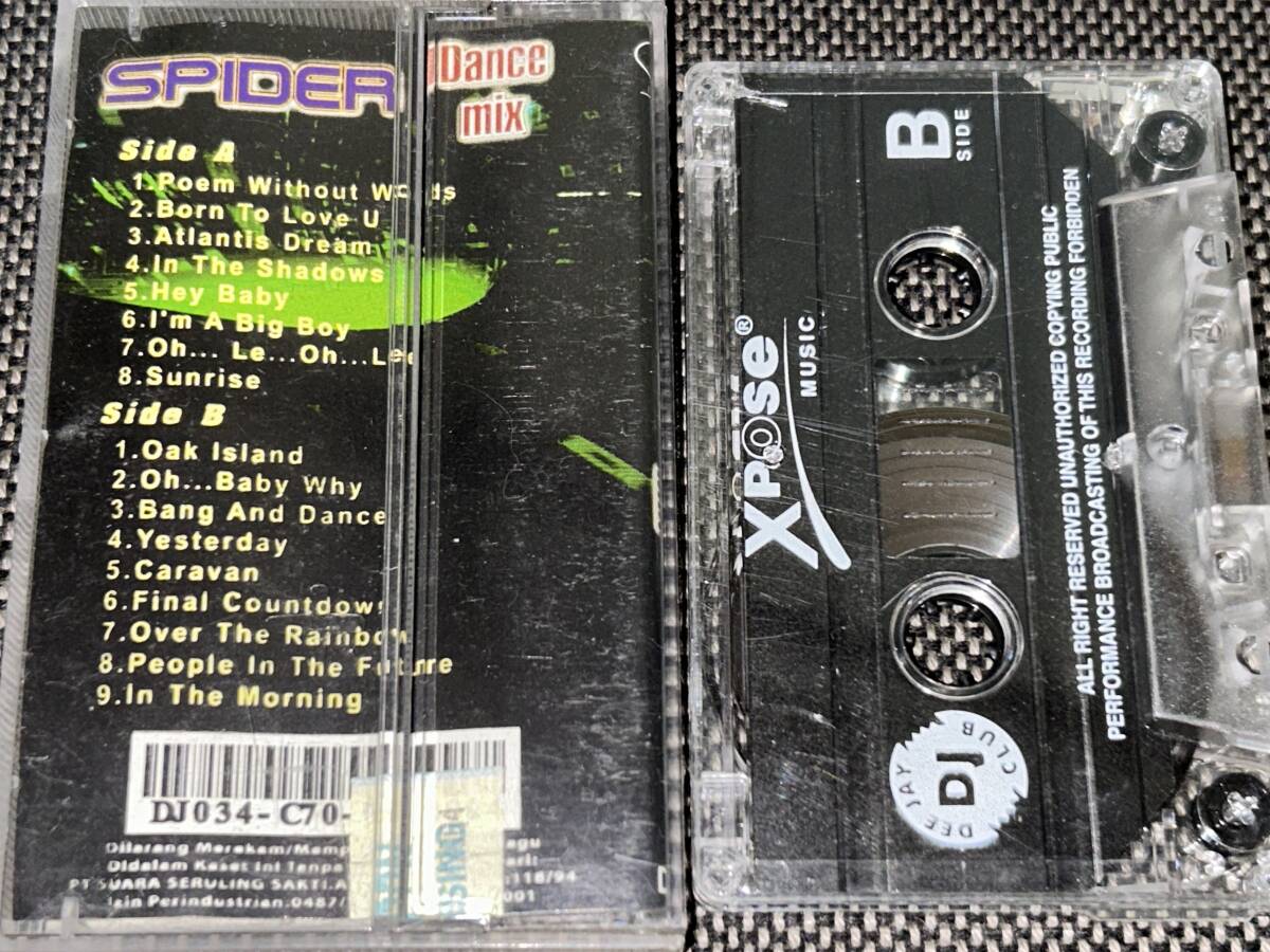 Spider Dance Mix 輸入カセットテープ_画像2