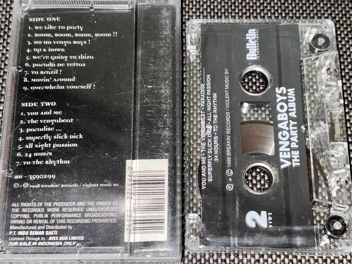 Vengaboys / The Party Album 輸入カセットテープの画像2
