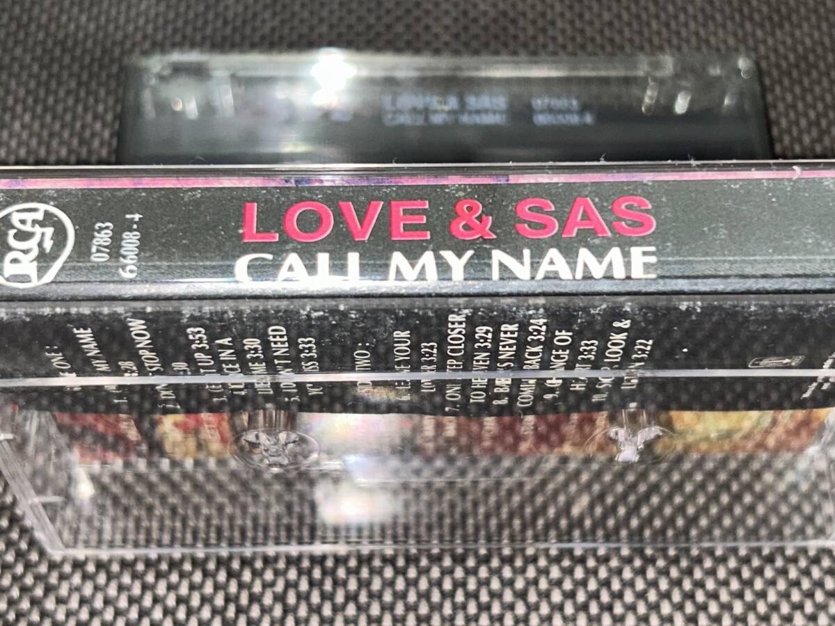 Love & Sas / Call My Name 輸入カセットテープ_画像3