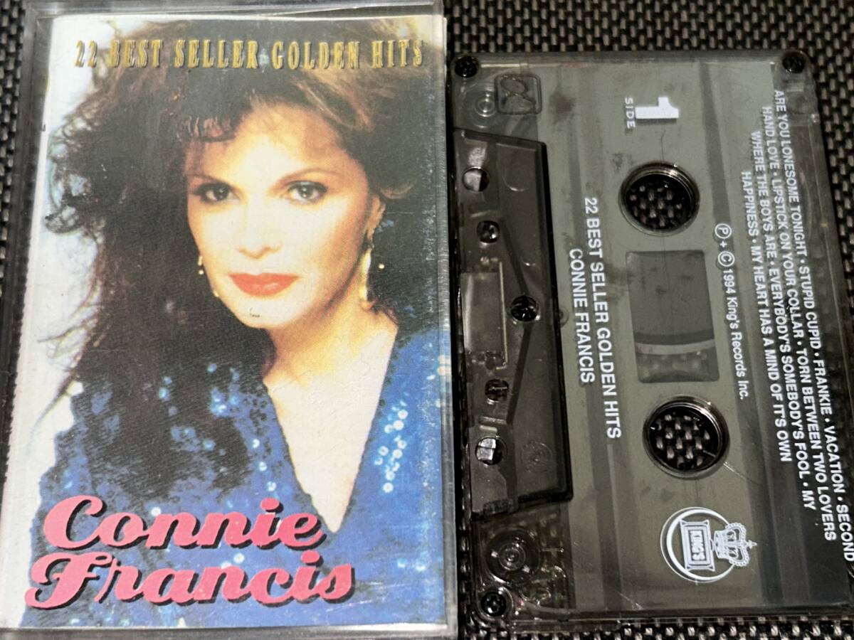 Connie Francis / 22 Best Seller Golden Hits import cassette tape 