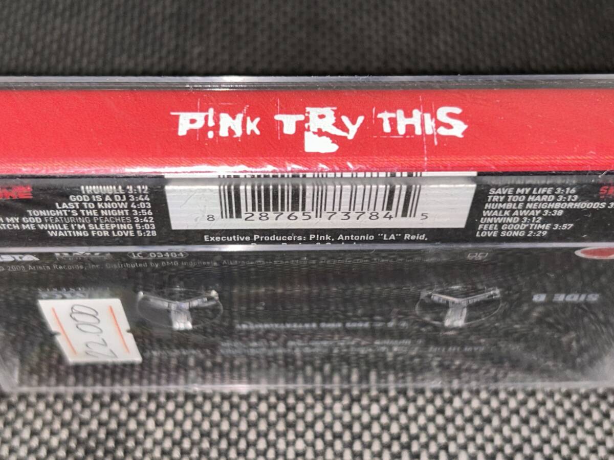 Pink / Try This 輸入カセットテープ未開封の画像3