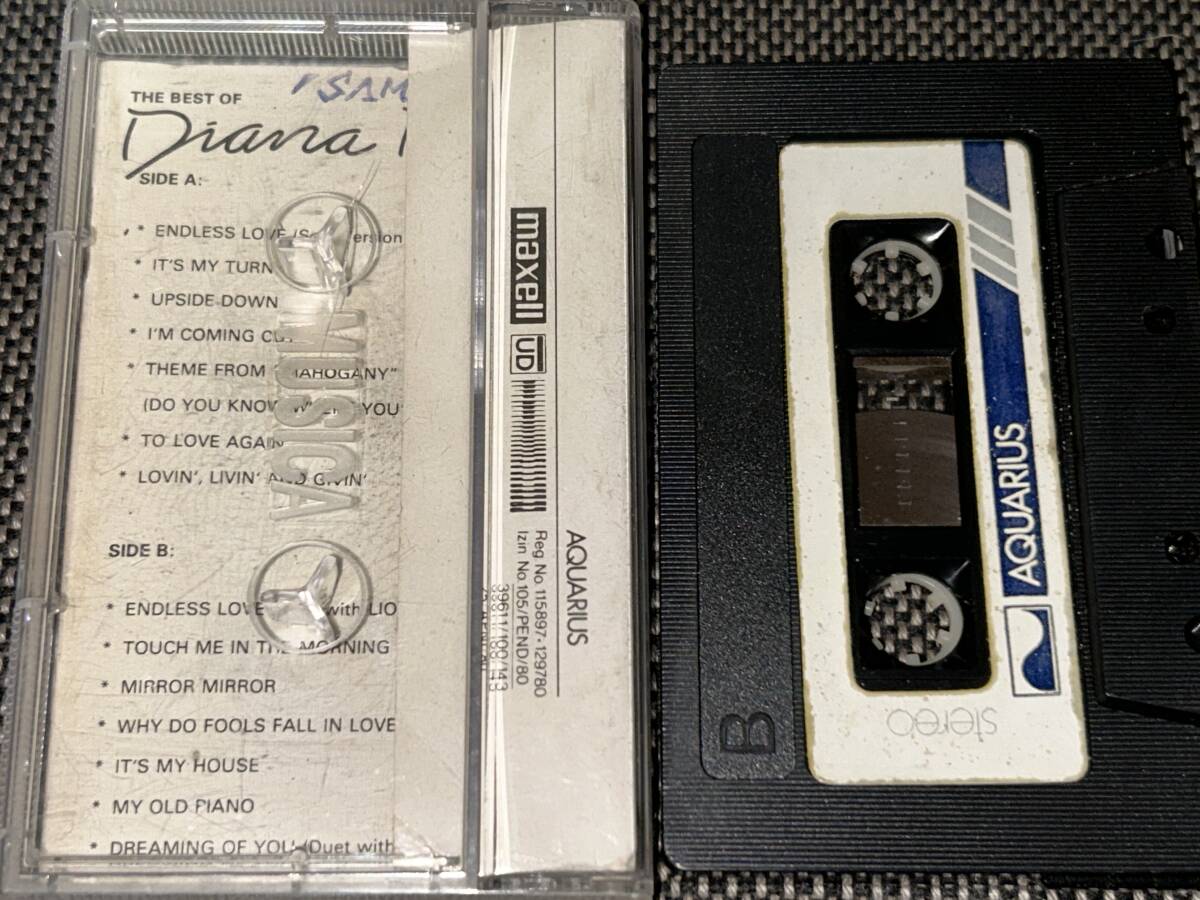 Diana Ross / The Best Of Diana Ross 輸入カセットテープの画像2