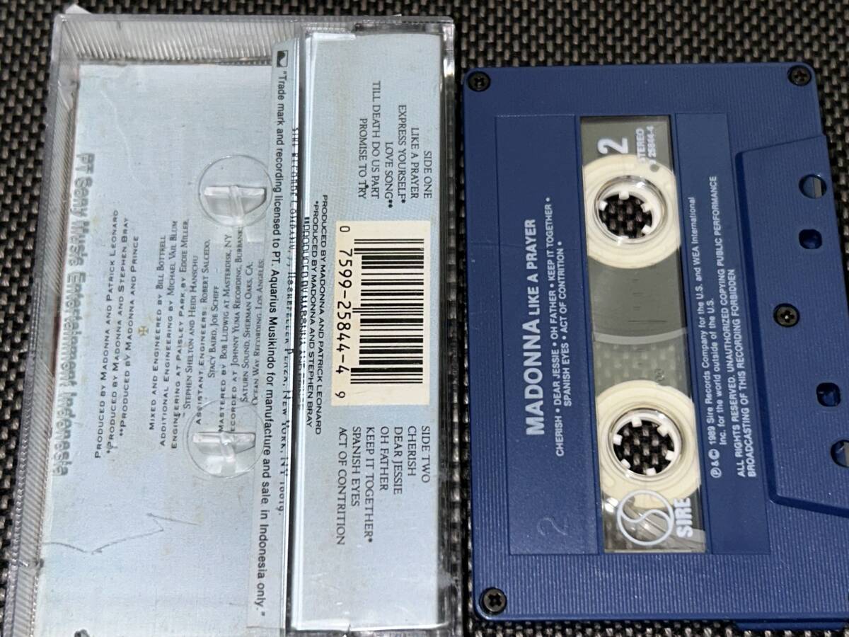 Madonna / Like A Prayer 輸入カセットテープの画像2