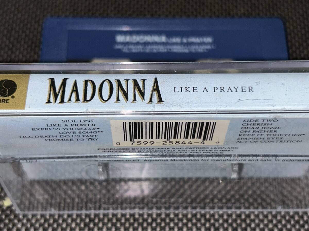 Madonna / Like A Prayer 輸入カセットテープの画像3