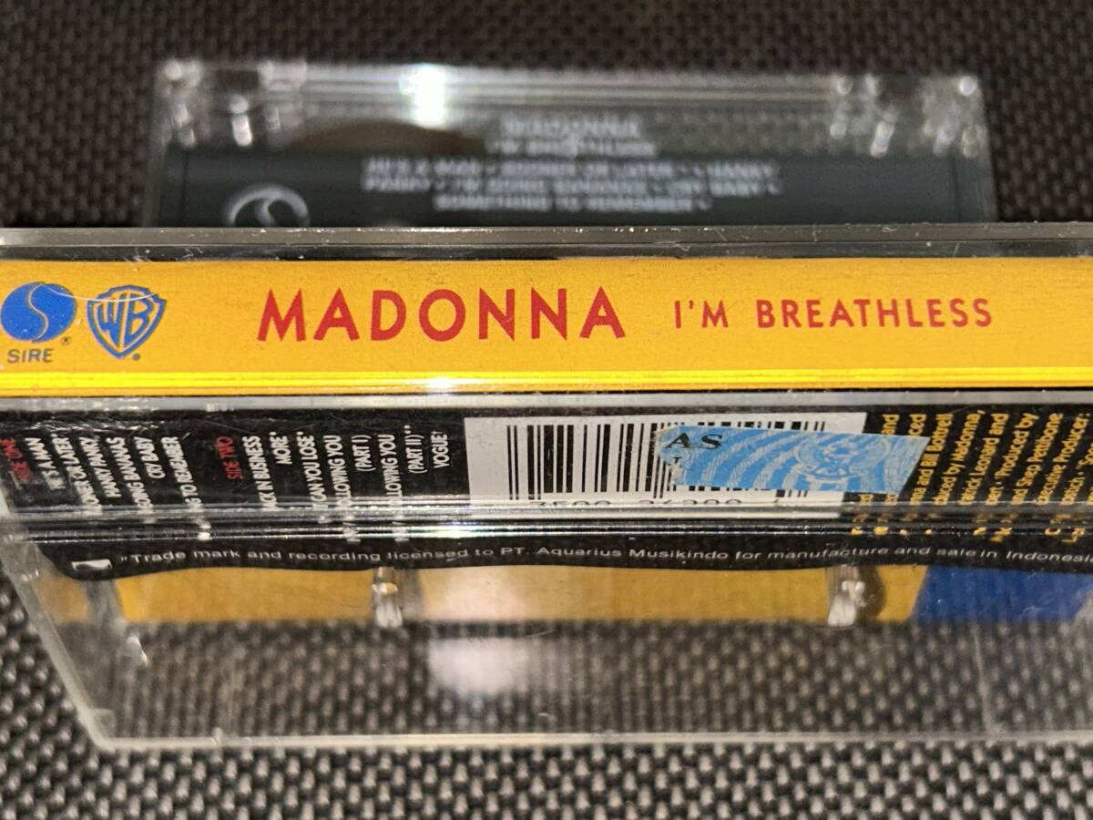 Madonna / I'm Breathless 輸入カセットテープの画像3