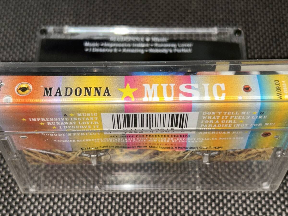 Madonna / Music 輸入カセットテープの画像3