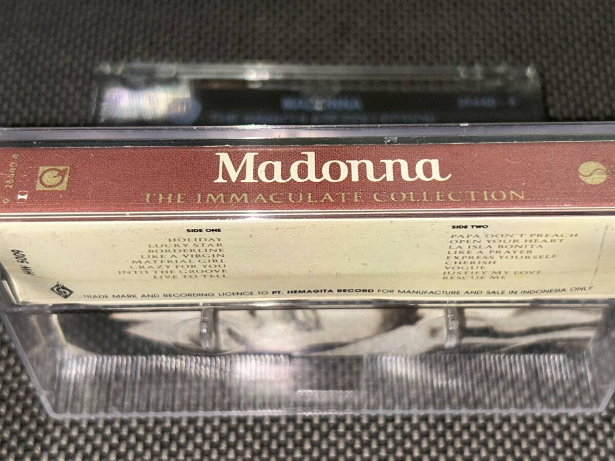 Madonna / The Immaculate Collection 輸入カセットテープの画像3
