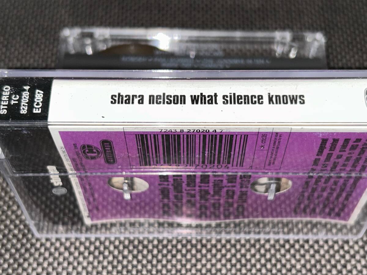 Shara Nelson / What Silence Knows 輸入カセットテープの画像3