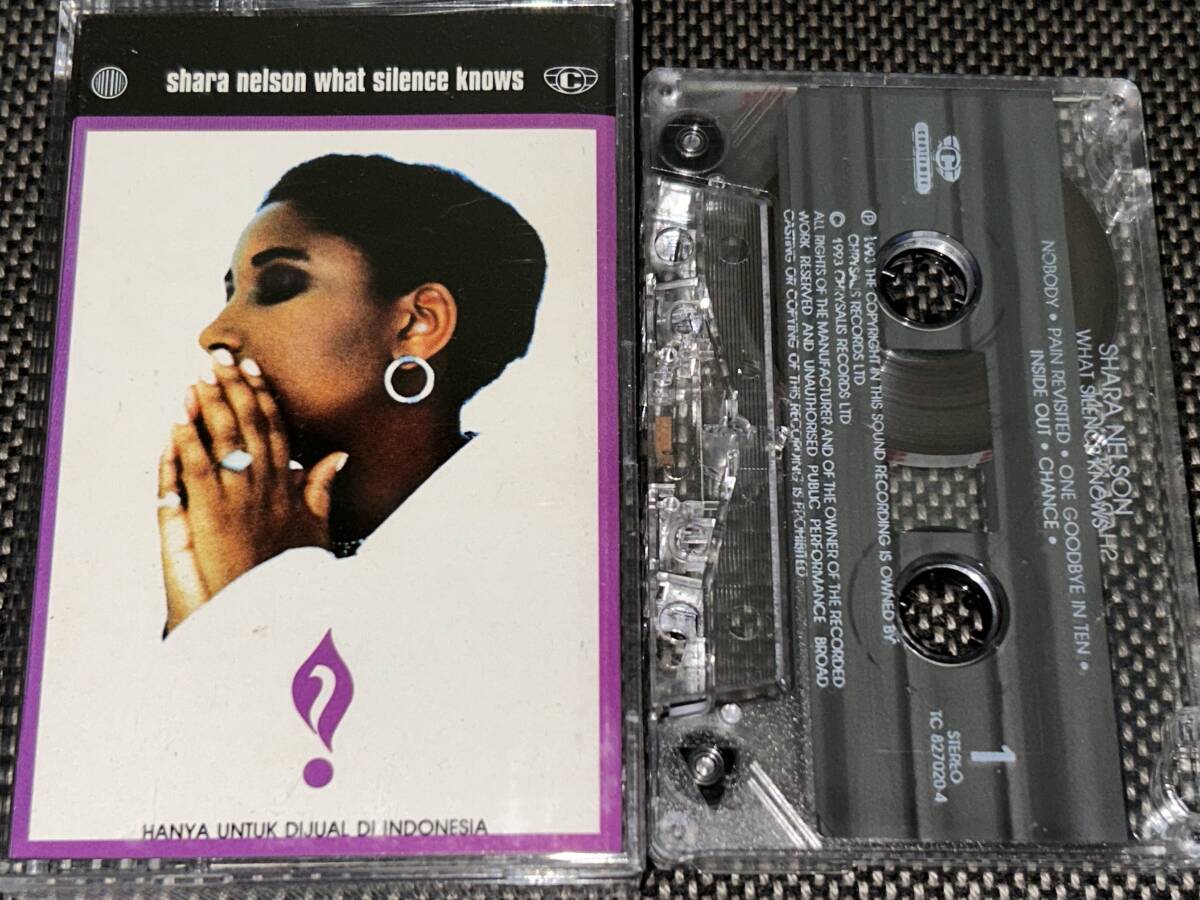 Shara Nelson / What Silence Knows 輸入カセットテープの画像1