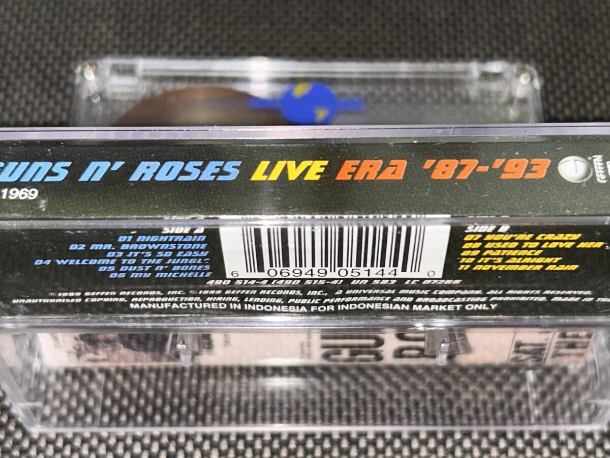 Guns n' Roses / Live Era '87-'93 輸入カセットテープの画像3