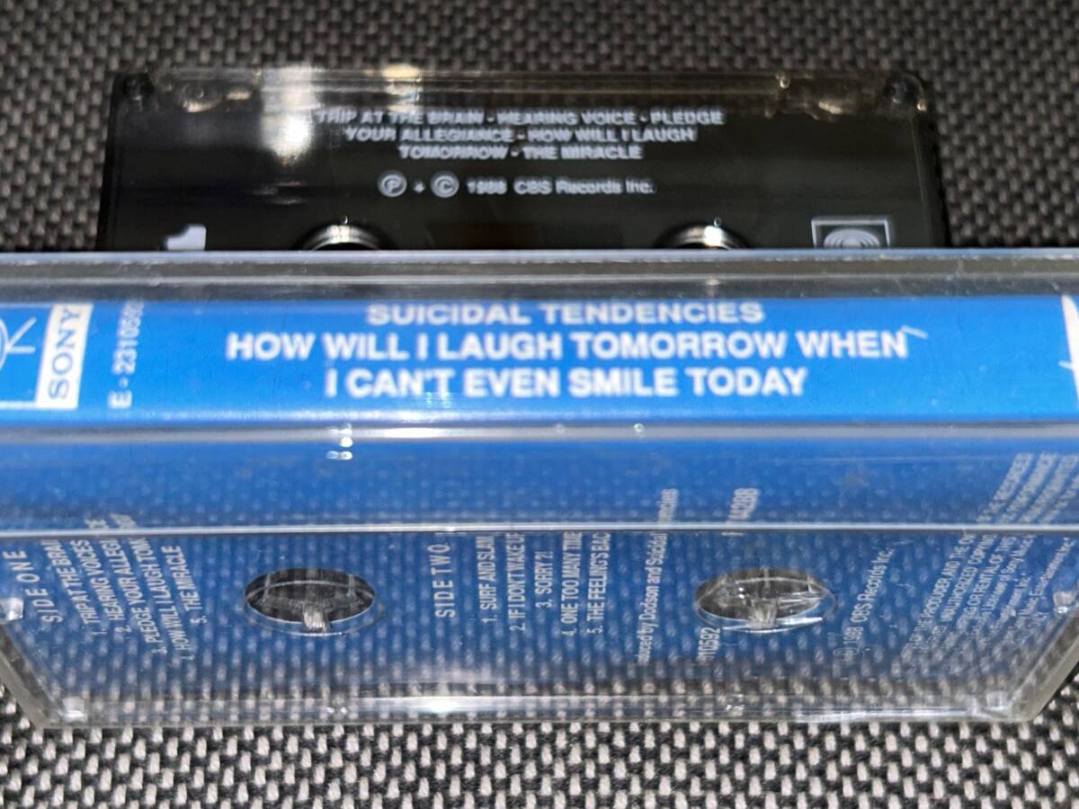 Suicidal Tendencies / How Will I Laugh Tomorrow...When I Can't Even Smile Today 輸入カセットテープの画像3