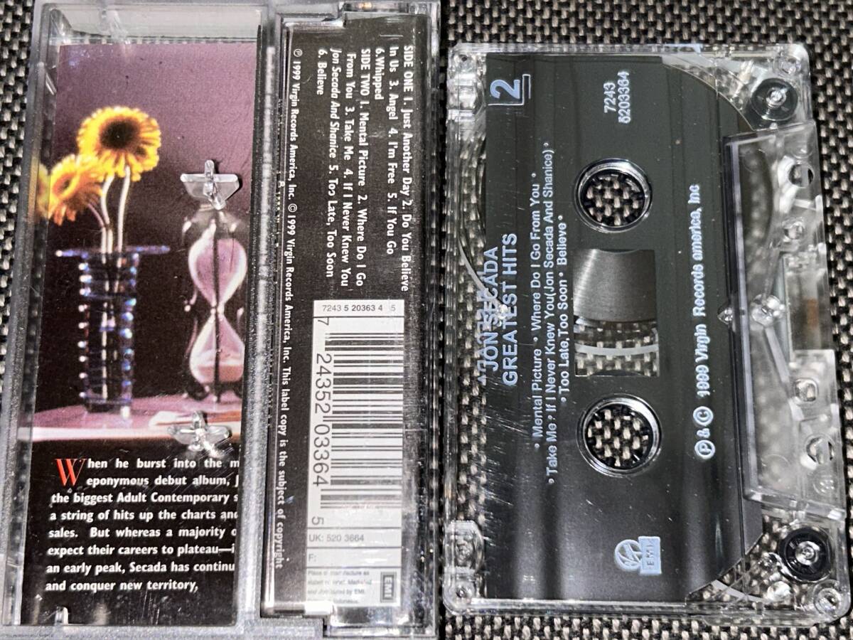 Jon Secada / Greatest Hits 輸入カセットテープの画像2
