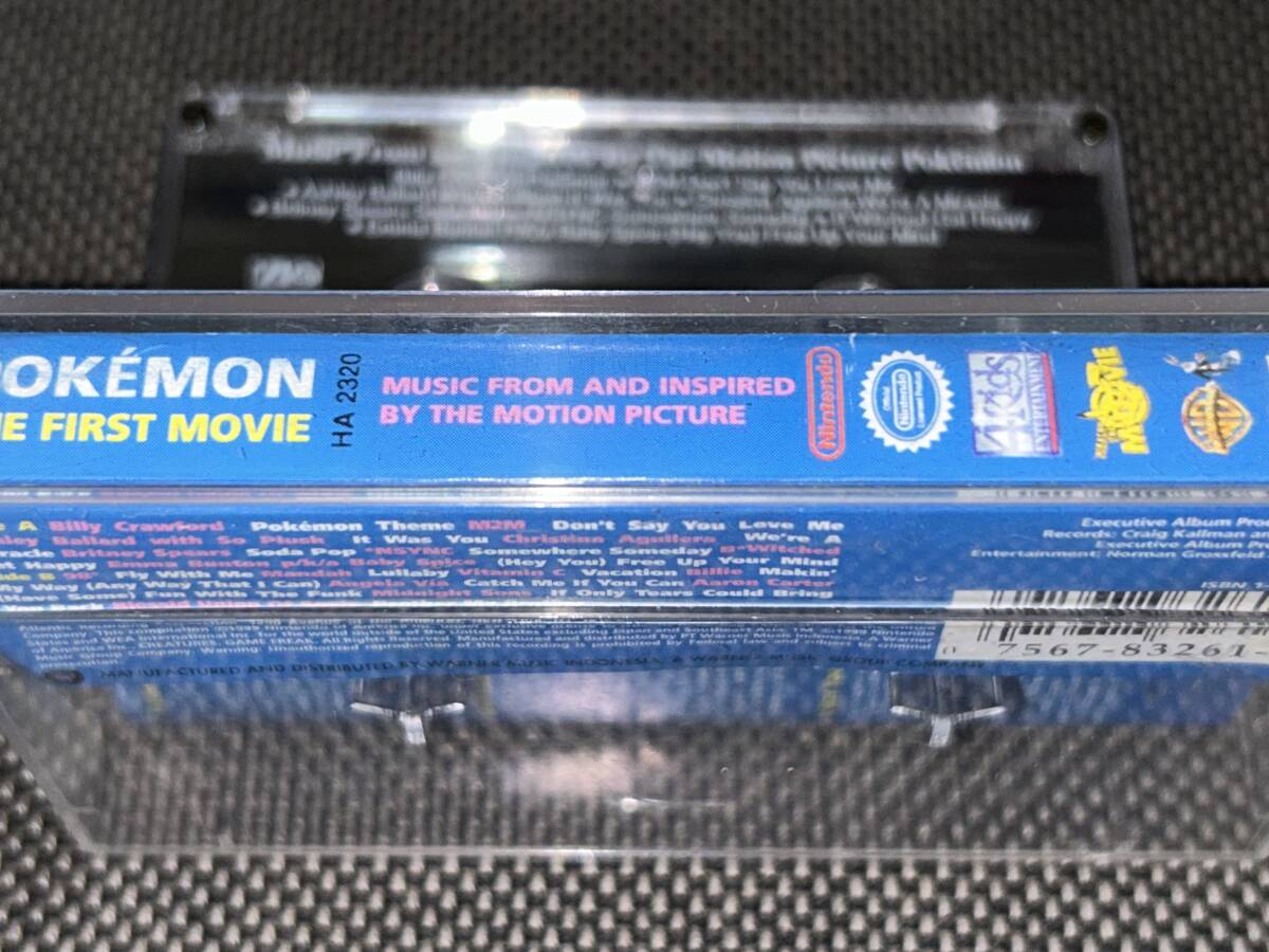 Pokemon - The First Movie soundtrack import cassette tape 