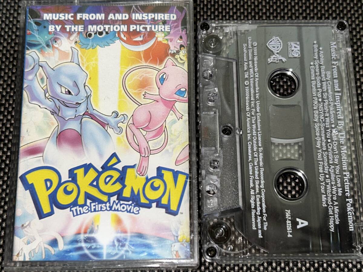 Pokemon - The First Movie soundtrack import cassette tape 