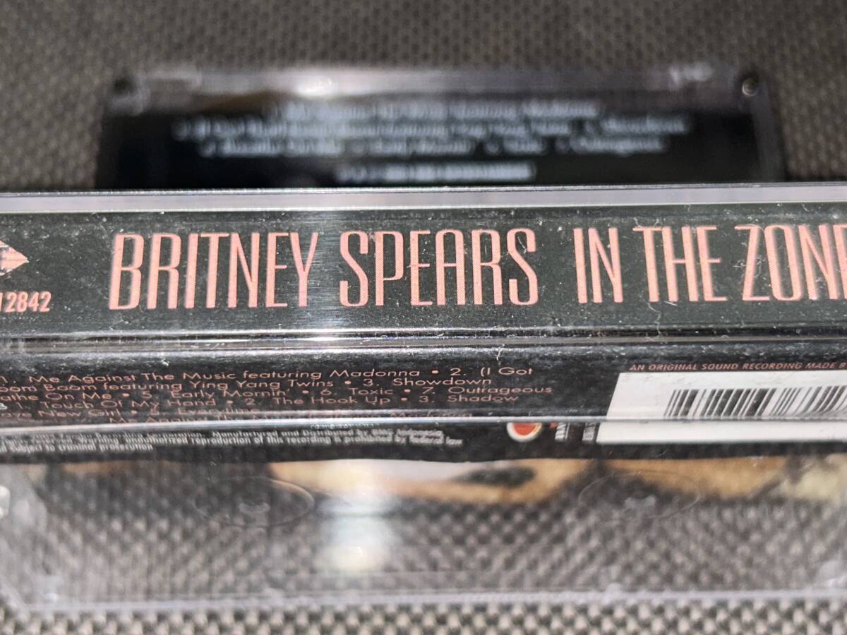 Britney Spears / In The Zone import cassette tape 