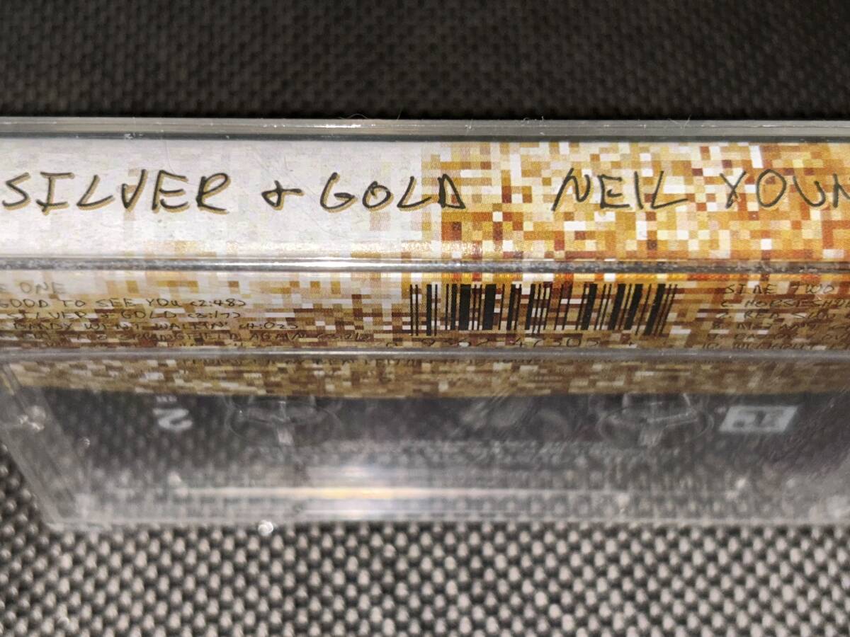 Neil Young / Silver & Gold 輸入カセットテープ未開封の画像3