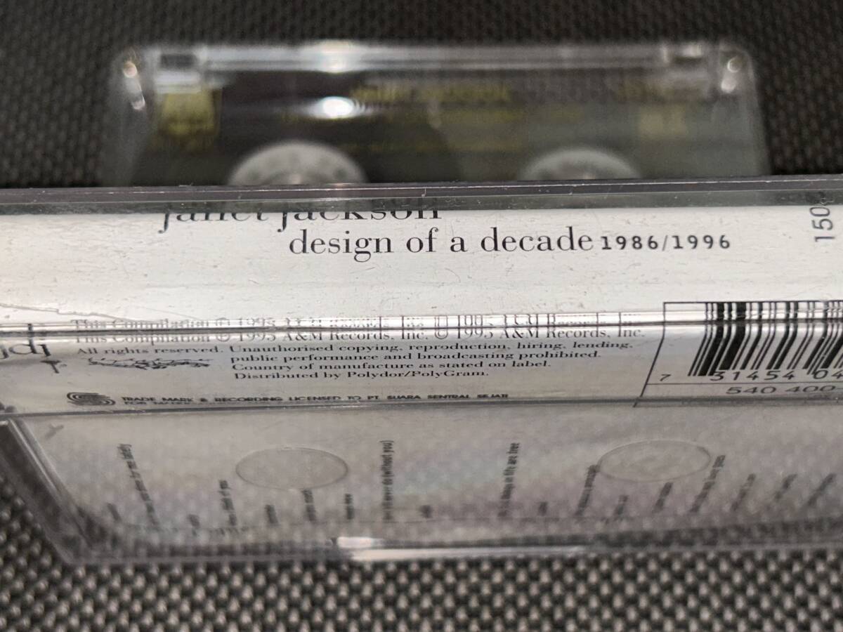 Janet Jackson / Design Of A Decade 1986-1996 輸入カセットテープの画像3