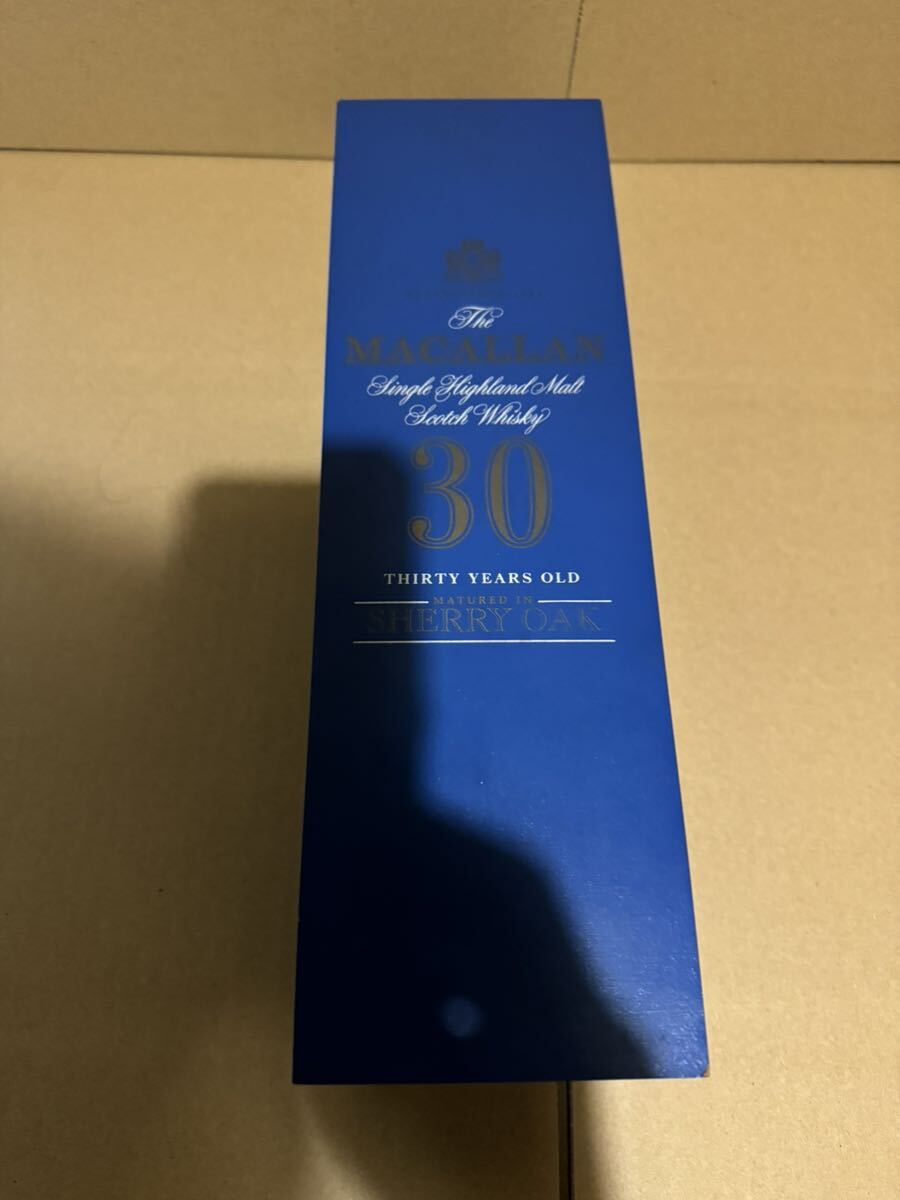 ザ マッカラン 30年 ブルーラベル The MACALLAN 空瓶 空き瓶 空箱セットの画像4