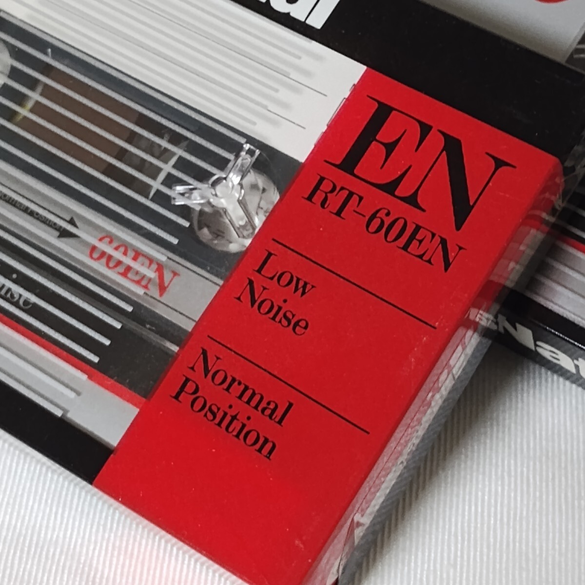 national【ナショナル】 松下電気 RT-60EN ノーマルポジション カセットテープ4本セット【未開封】の画像2