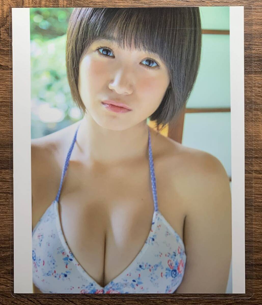 【厚手ラミネート加工】朝長美桜 水着 A4変サイズ 雑誌切り抜き 8ページ UTB 2015 VOL27【グラビア】-a19の画像7