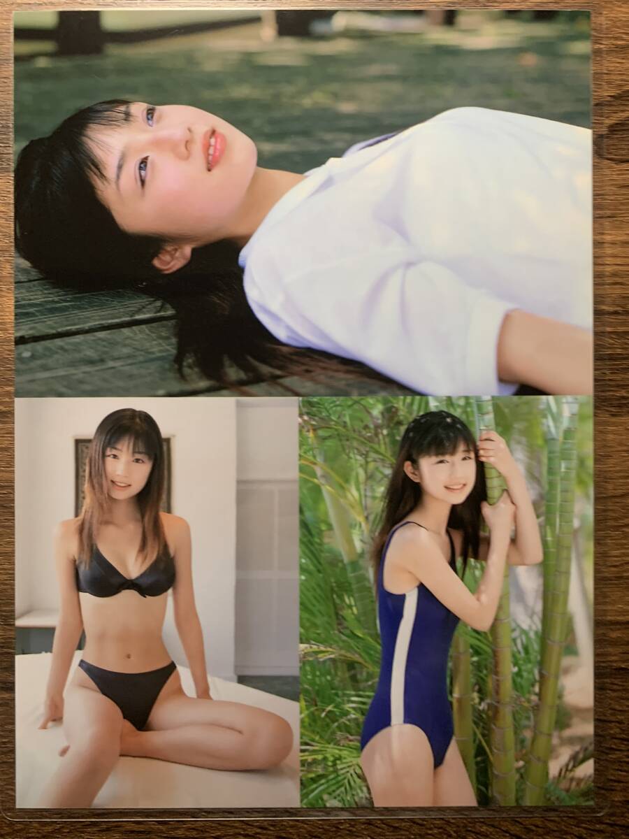 [ толстый ламинирование обработка ] Ogura Yuuko купальный костюм A4 менять размер журнал вырезки 5 страница ACTRESS 2003 год 2 месяц номер [ gravure ]-E4