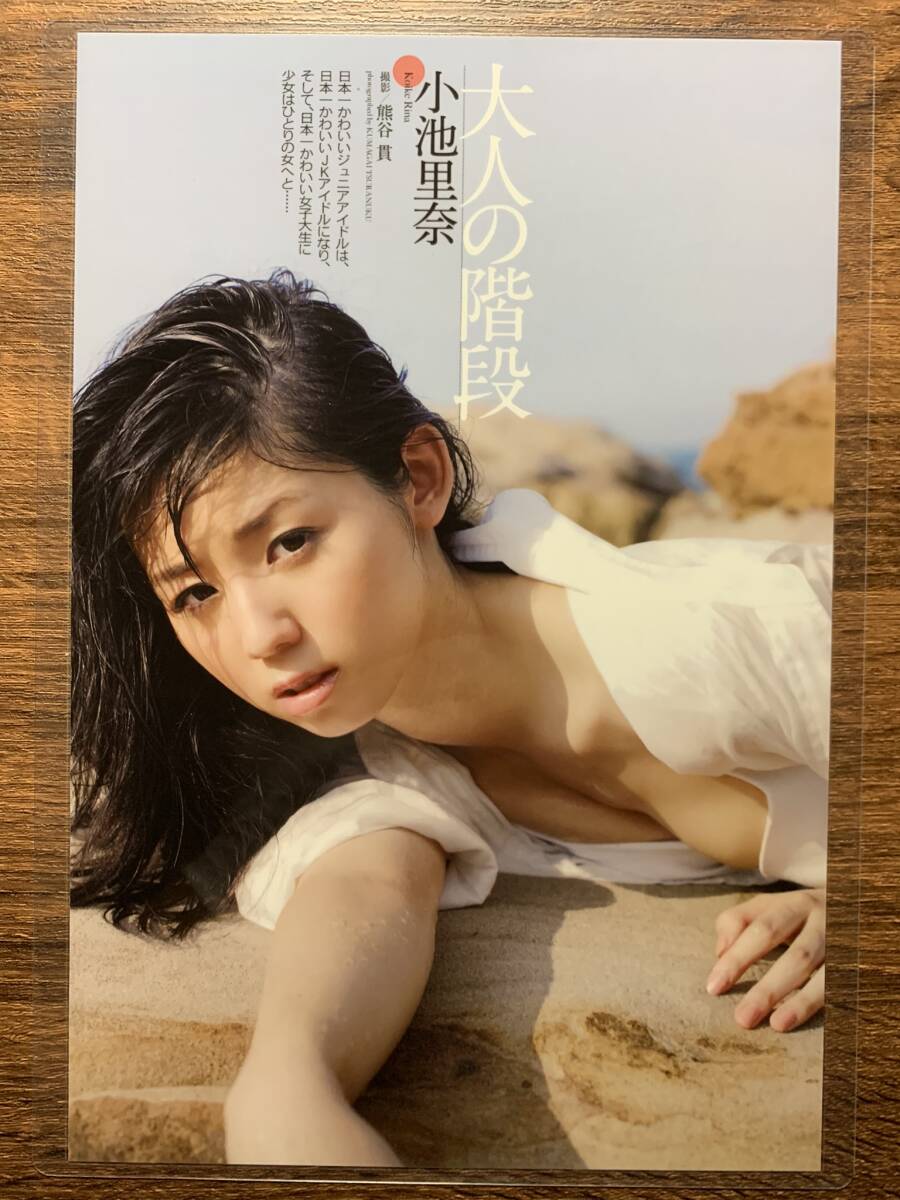 【厚手ラミネート加工】小池里奈 水着 雑誌切り抜き ６ページ サイズB5 週刊プレイボーイ ２０１２年NO.５０【グラビア】-F13の画像4