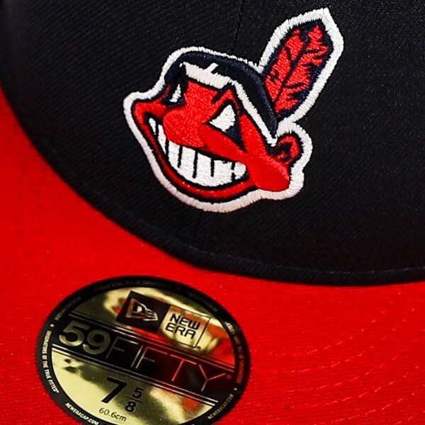 MLB Cleveland Indians クリーブランド インディアンス野球帽子 NEWERA ニューエラ キャップG3508の画像3